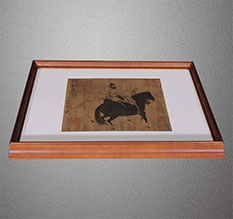 监利书画装裱配框服务案例