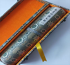 监利书画装裱案例